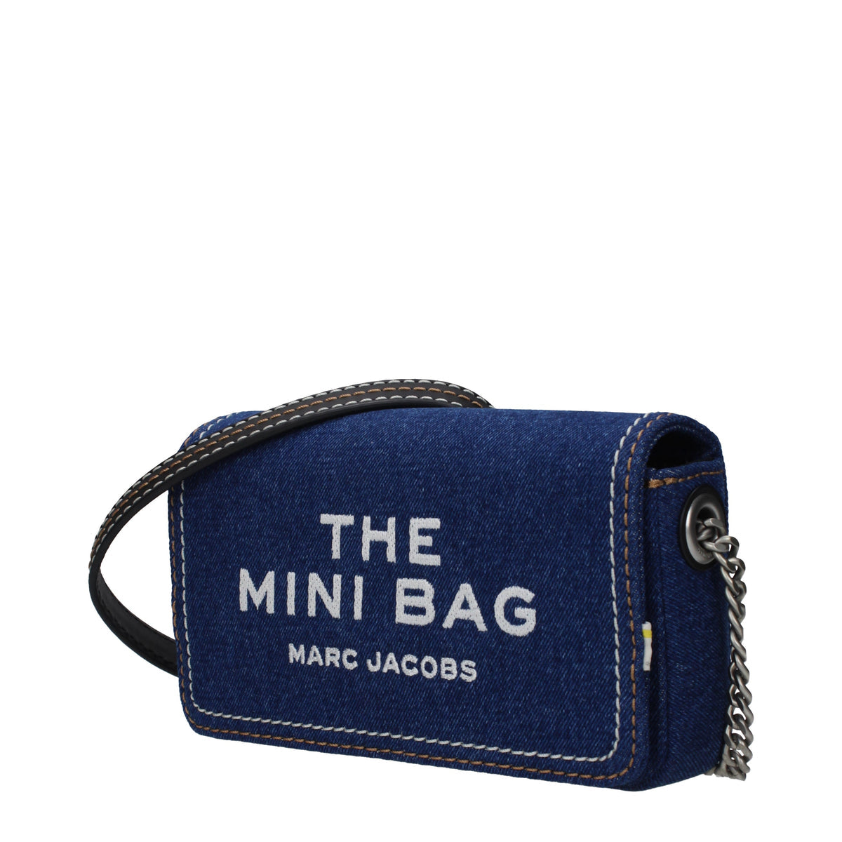 Marc マークジェイコブスショルダーバッグミニバッグ女性ファブリックブルー - Image 3