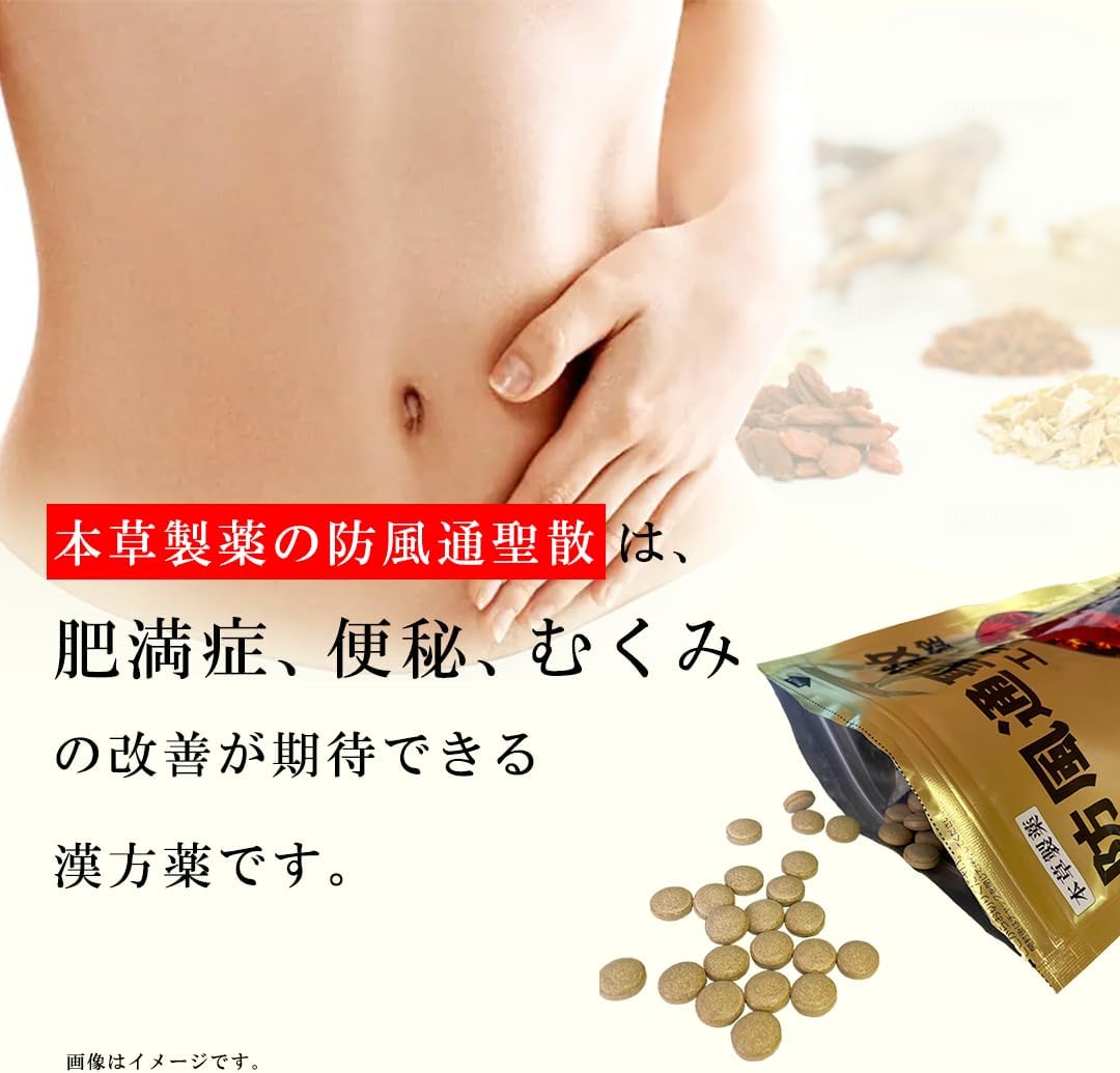 【第2類医薬品】本草防風通聖散エキス錠-H 360錠