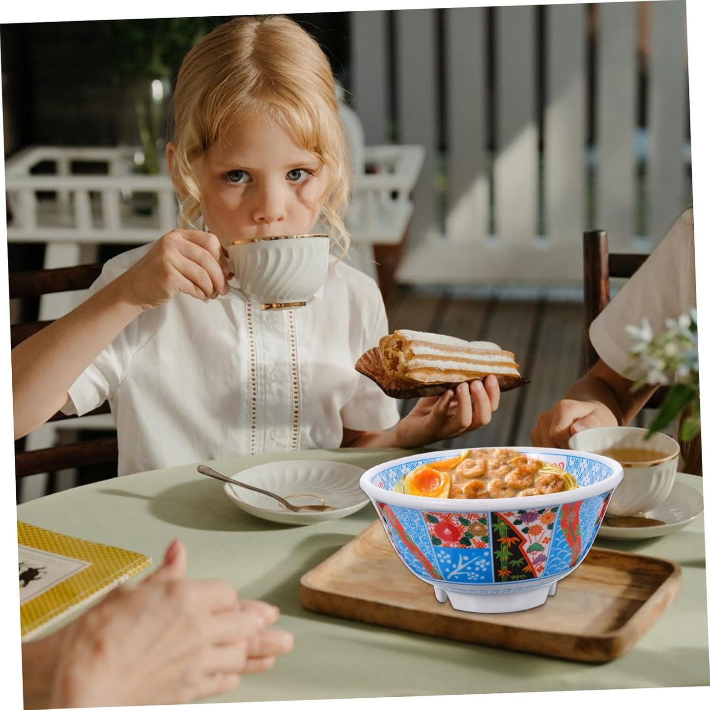 FELTECHELECTR Ramen, Salad, Fruit, Cute, Ramen, Kitchen Soup, Bee, Melamine