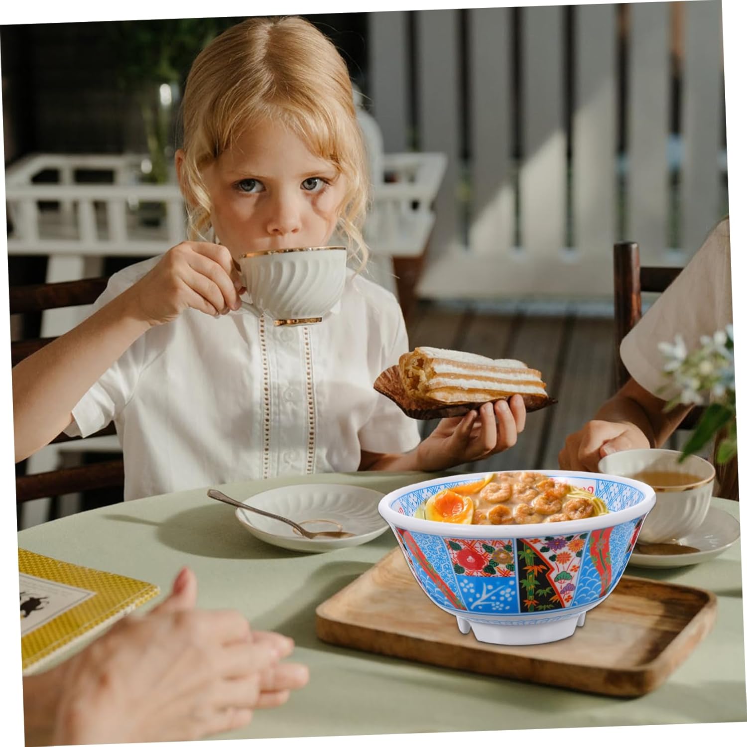 FELTECHELECTR Ramen, Salad, Fruit, Cute, Ramen, Kitchen Soup, Bee, Melamine