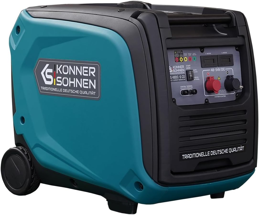 Konner&Sohnen ドイツDCジェネレーター 48-54Vバッテリー搭載システム用 | 70A 低燃費技術 COセンサー 自動&外部モード 直接接続 KS 48DC-S CO