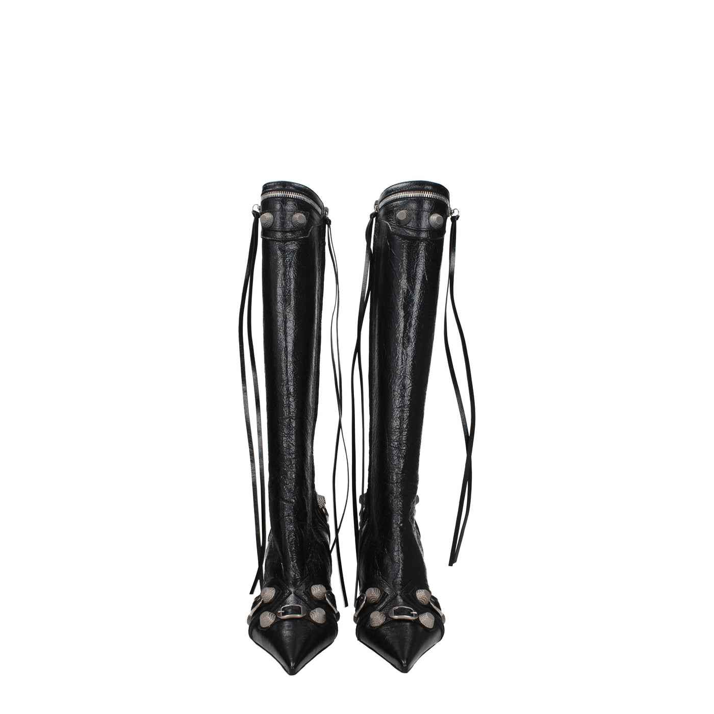 Balenciaga Boots Women Leather Black - Image 3