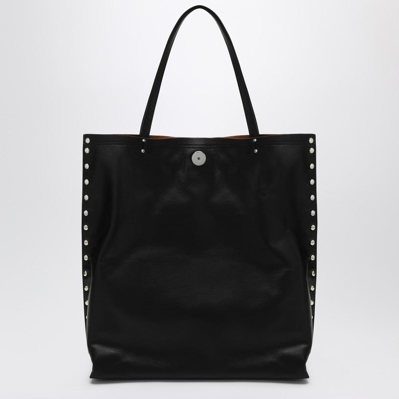Zanellato Zanellato Medium Toteバッグ '革のスパッソブラック - Image 3