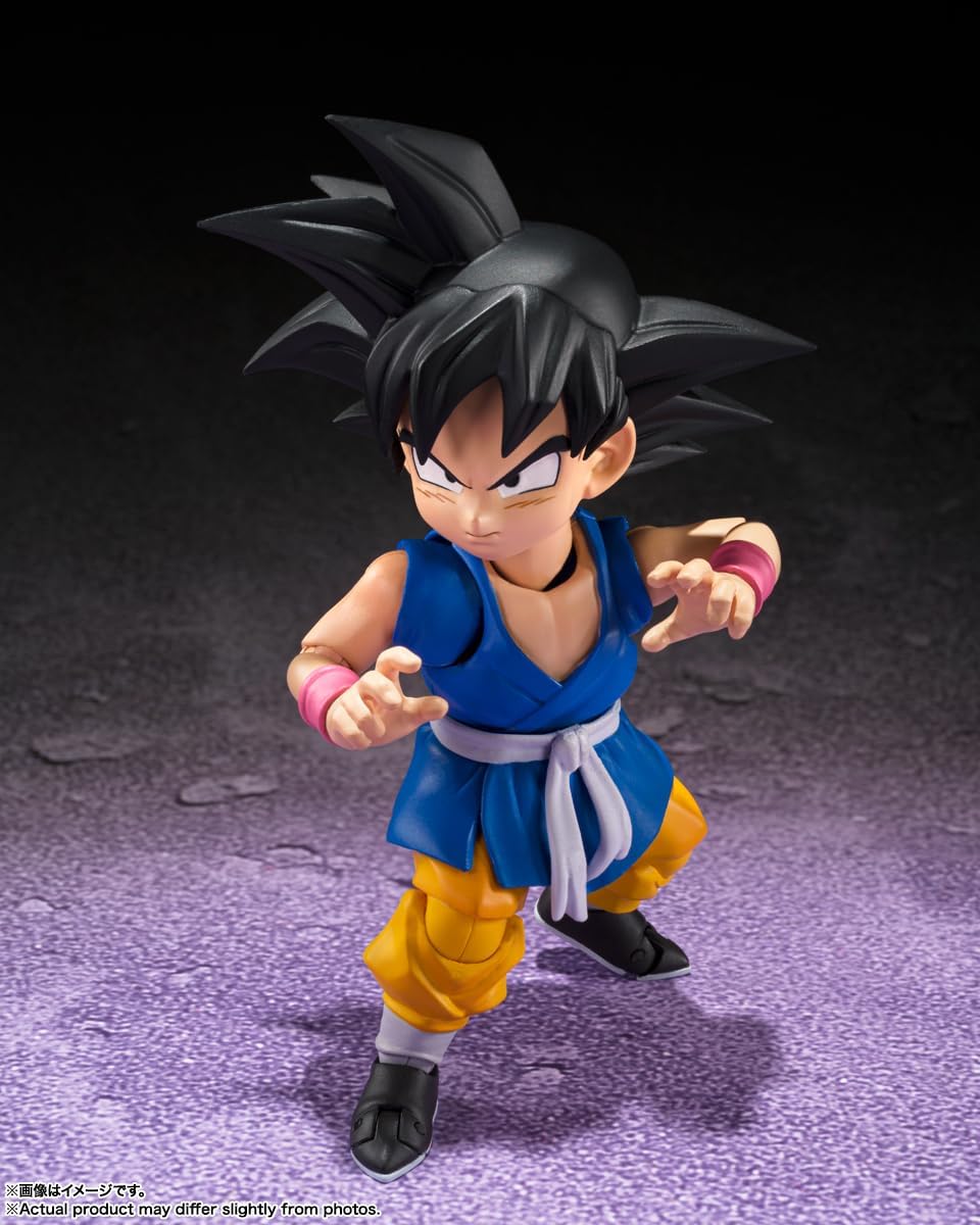 BANDAI SPIRITS S.H. Figuarts Dragon Ball GT Son Goku-GT- Approx. 3.1 inches (80 mm), ABS & PVC Pre-painted Action Figure