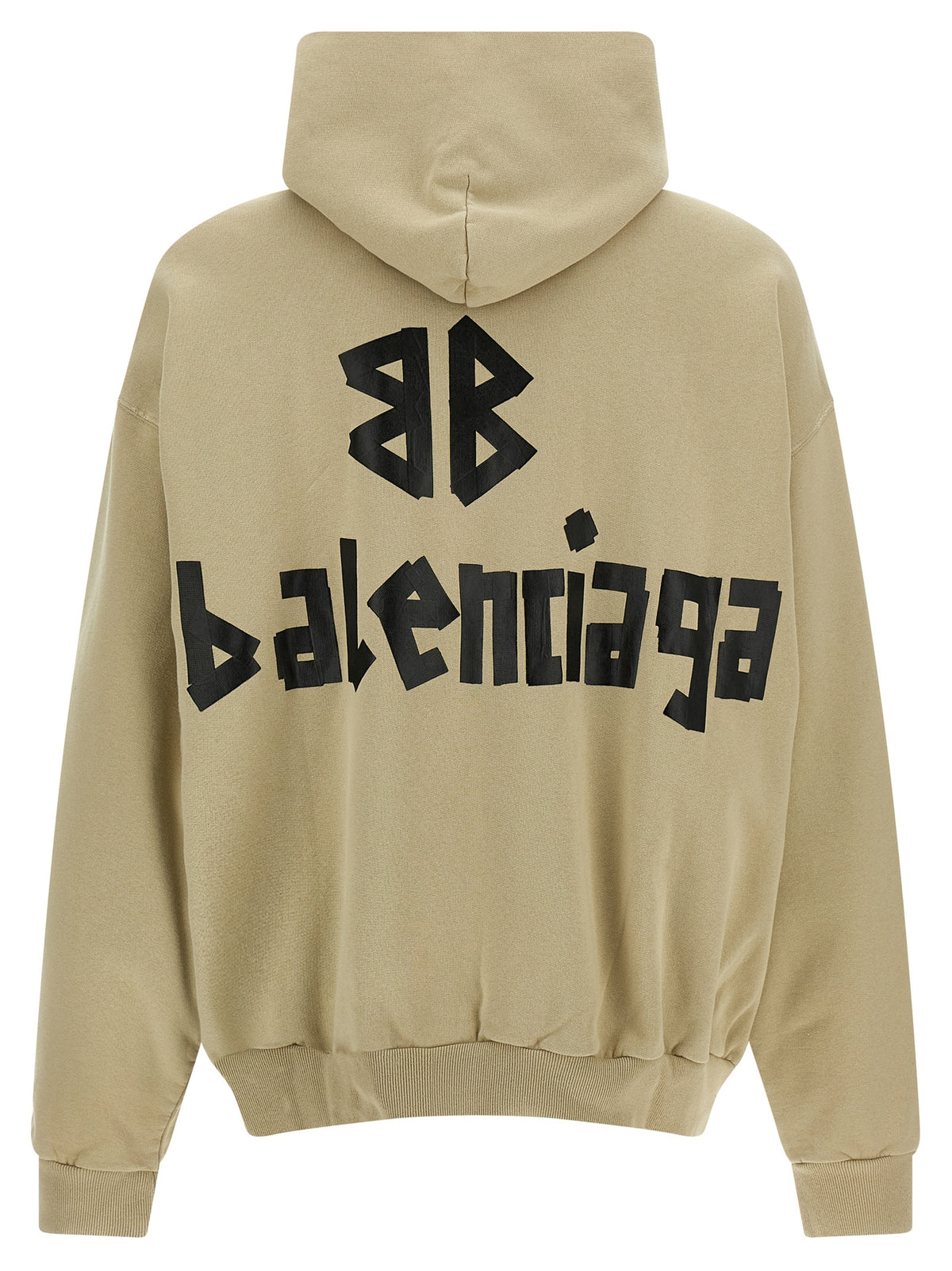 Balenciaga バレンシアガ 'リップド ポケット テープ タイプ' パーカー - Image 3