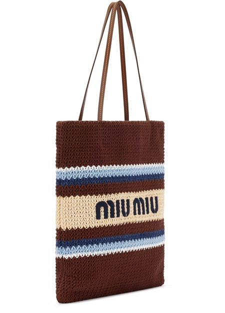MIU MIU Crochet tote bag - Image 3