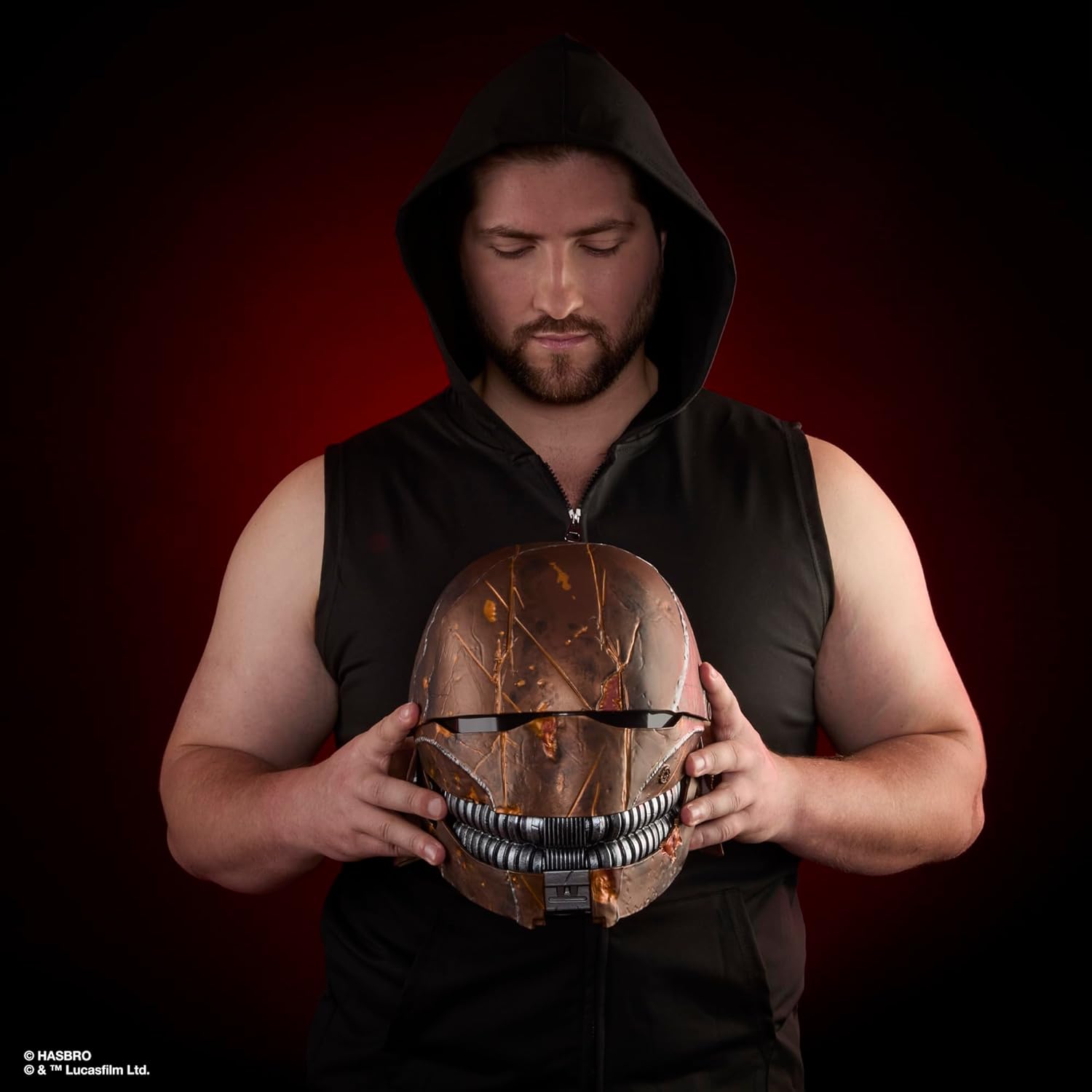 STAR WARS The Black Series The Stranger - Casco electrónico premium, artículo de juego de rol de acólito para edades de 14 años en adelante