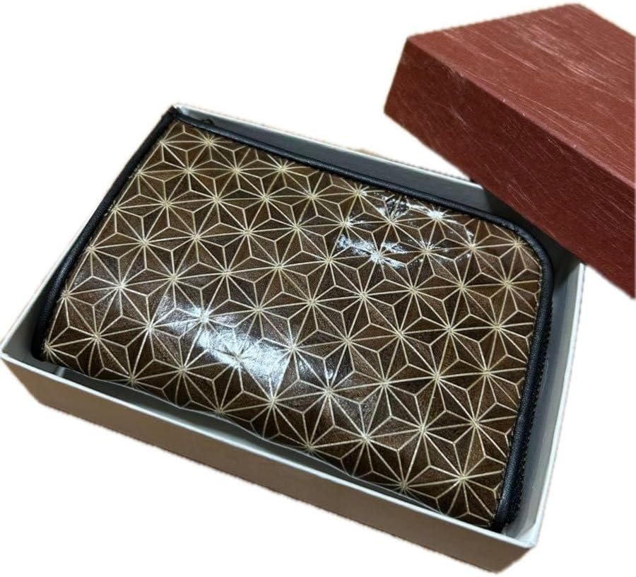 寄木細工 財布 伝統工芸品 麻柄 ウォレット 財布