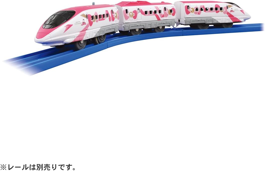 Takara Tomy "Plarail S-18 Hello Kitty Shinkansen", Train Toy, Ages 3 and Up, Passed Toy Safety Standards, ST Mark Certified, PLARAIL TAKARA TOMY