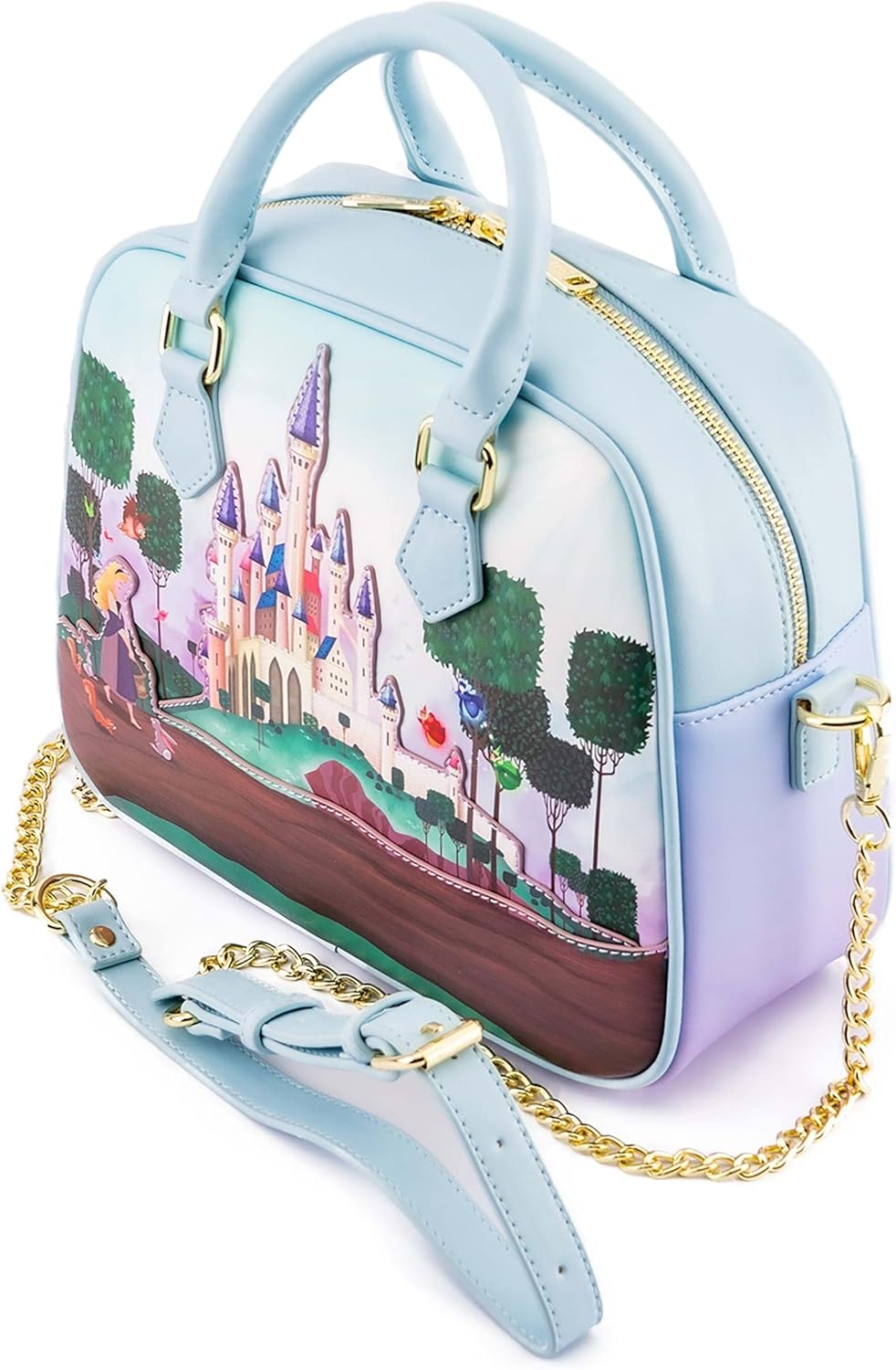Bolso Loungefly Castillo Aurora La Bella Durmiente Disney
