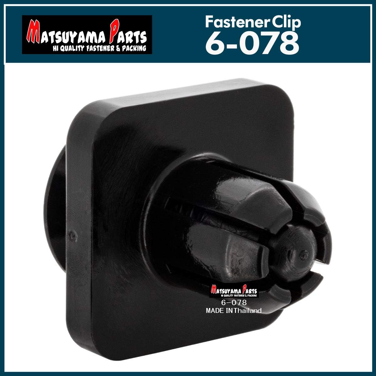 Matsuyama Parts 6-078 Honda Undercover Clips, Choice of Quantities, 30 Pieces (30)