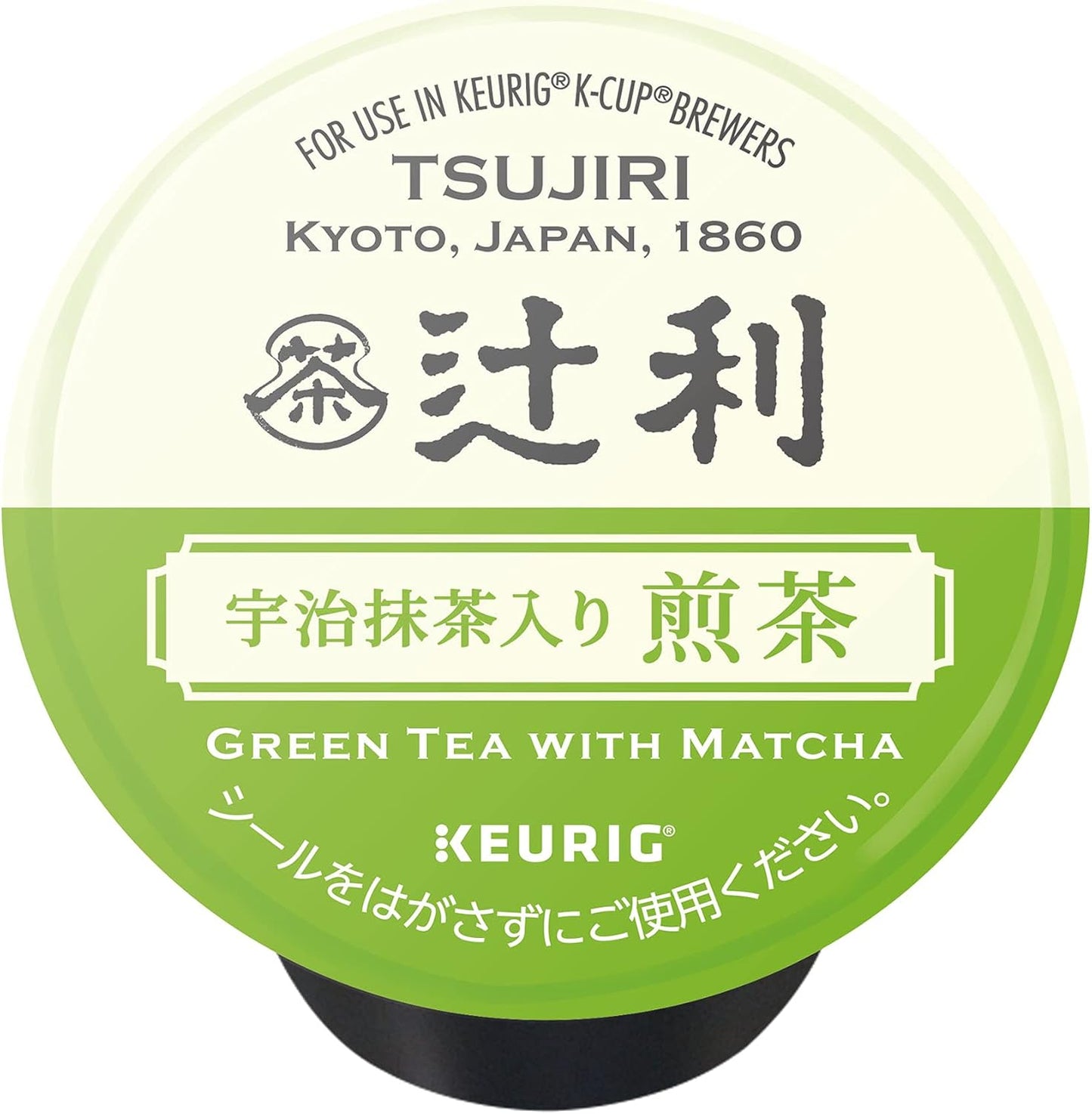 KEURIG K-CUP Tsujiri Uji Matcha Green Tea with 24 Cups (3 g x 12 Pieces x 2 Boxes)