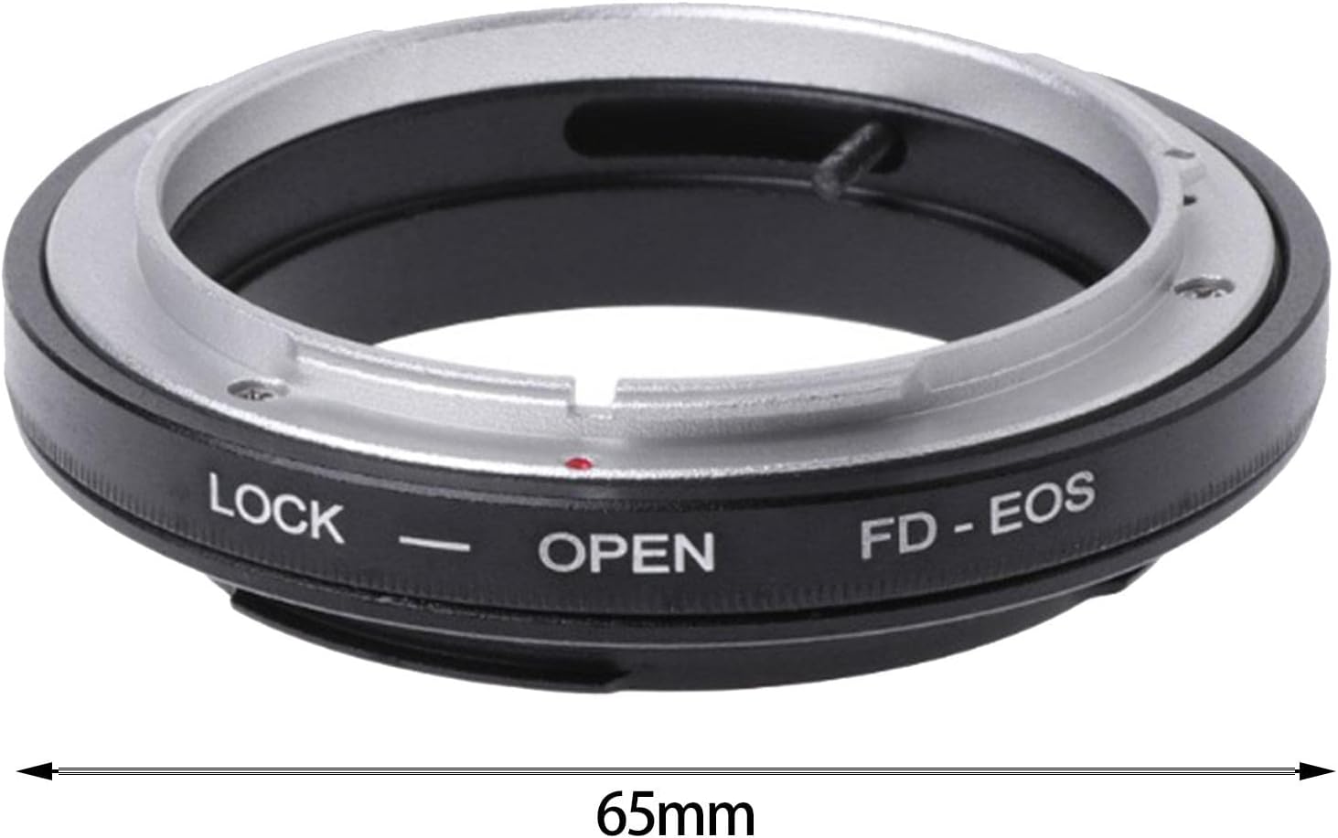 B Baosity FD-EOS Ring Adapter Lens Adapter FD Lens for EF Canon EOS Mount Camera