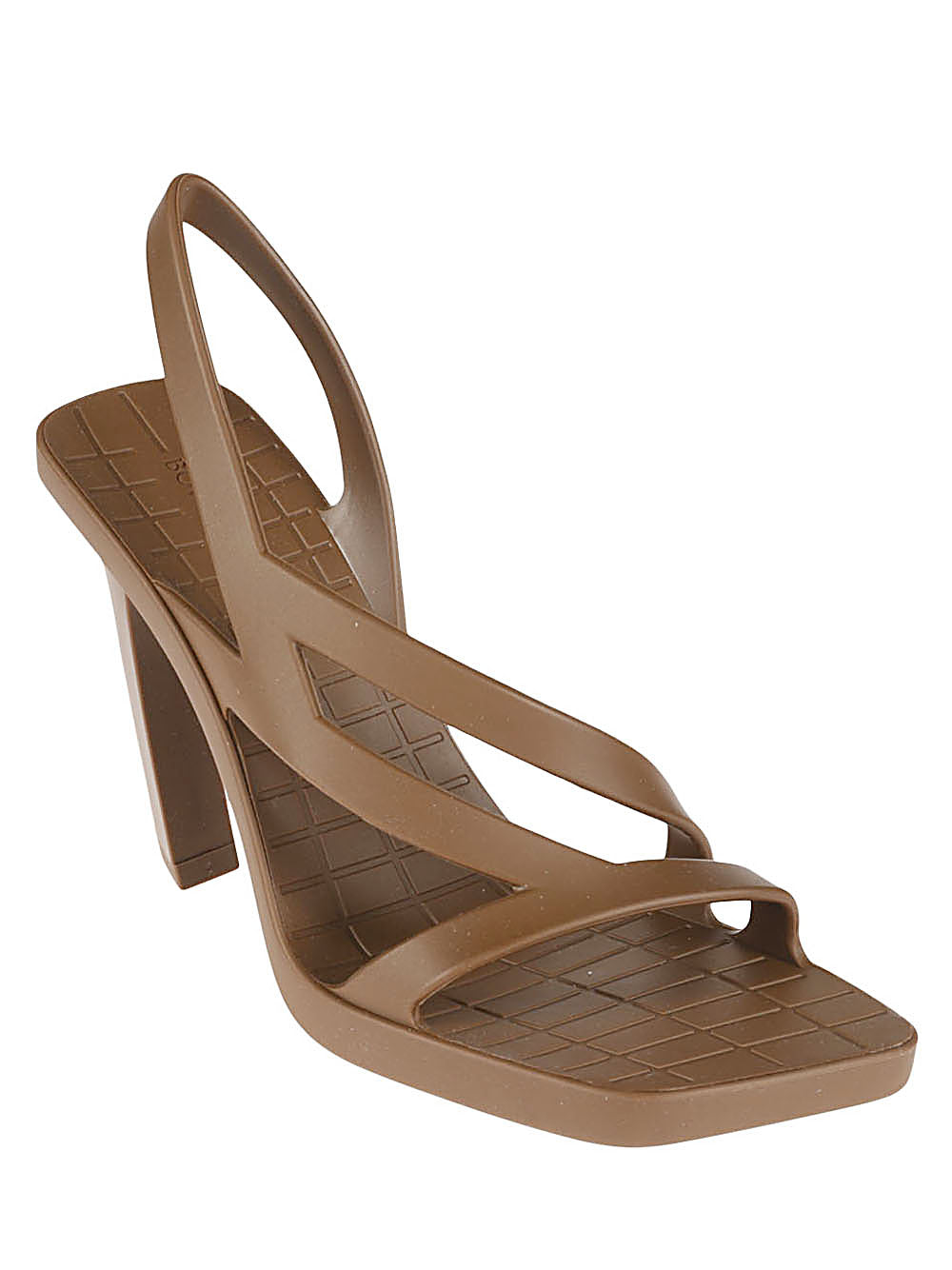 Bottega Veneta Jimbo Rubber Slingback Sandals - Image 3