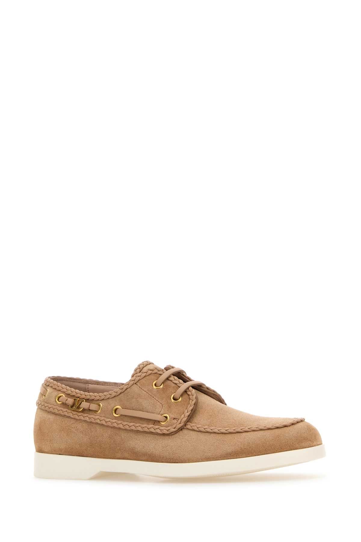 Valentino バレンティーノガラヴァニスキンピンクスエードローファー - Image 3