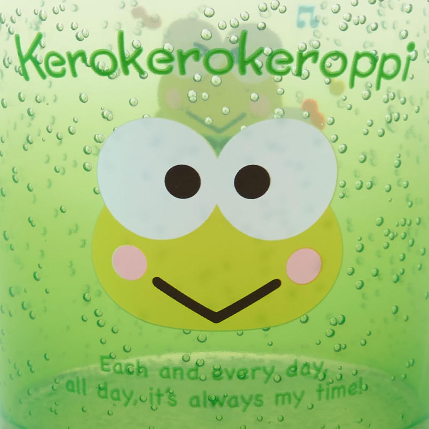 Sanrio Keroppi Clear Tumbler, AS Resin, Drinking Cup, Capacity: Approx. 10.1 fl oz (300 ml) 176109