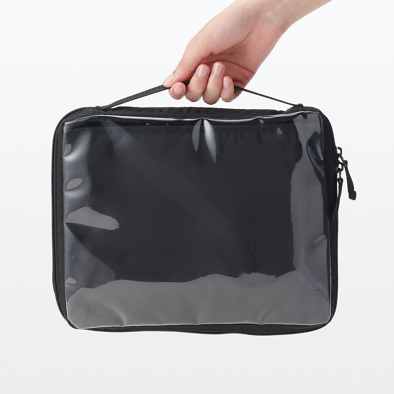 MUJI Pocket Selectable Collection Case A5 Wide Black Approx. Width 280 x Height 220 x Depth 35 mm NDG09A3A