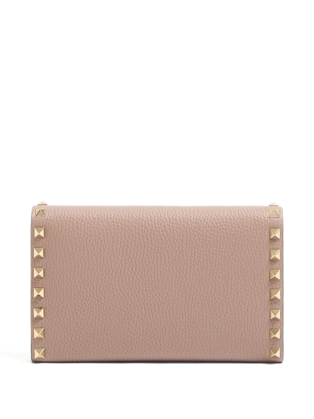 Valentino チェーン上のバレンティーノガラヴァニロックスタッドレザーウォレット - Image 3