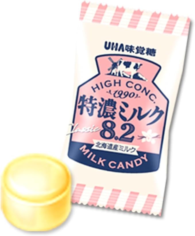 特濃ミルク8.2 北海道産ミルク 88g 1袋 キャンディ 飴 個包装 濃厚 おやつ 持ち運び用