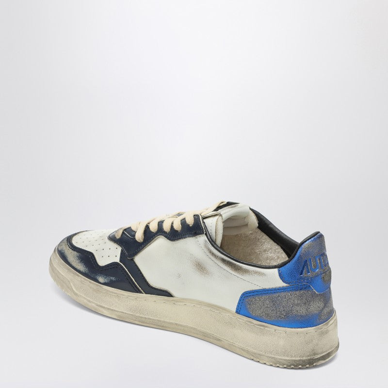 Autry Autry White/Black/Blue Medalist Low Super Vintageスニーカー - Image 3