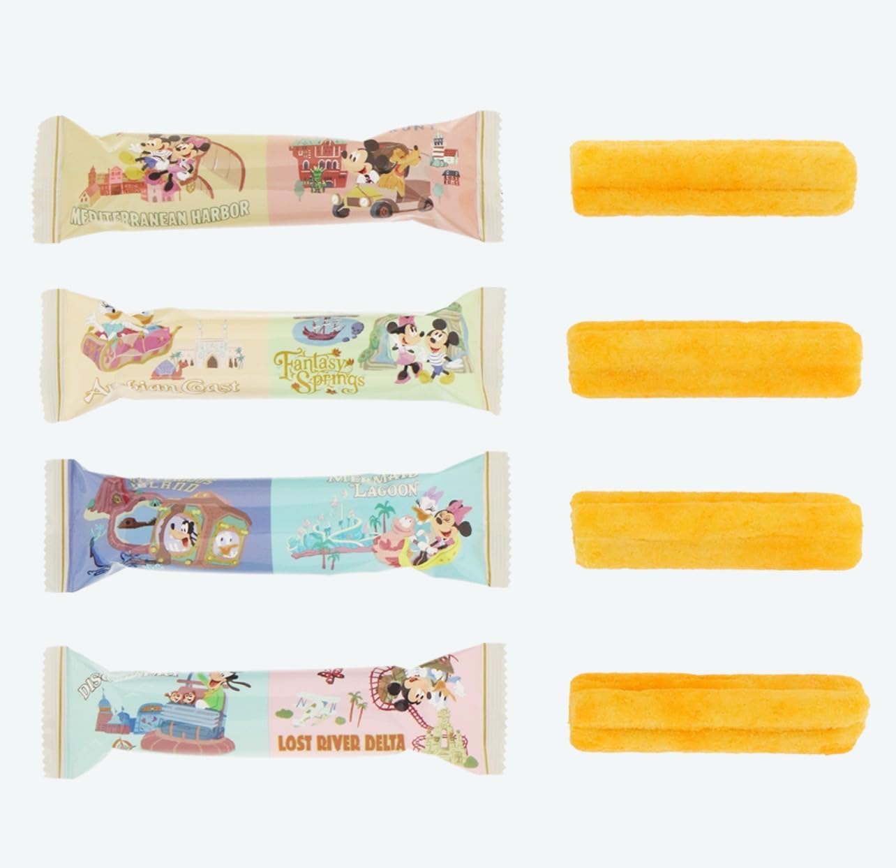 Tokyo Disney Resort Exclusive Mickey & Friends Cone Snack, "Maps and Icons That Mickey Are Going Around Happily" Makes Everyday Life Fun TDR TokyoDisneyResort Popular Sweets Souvenir Disney Goods