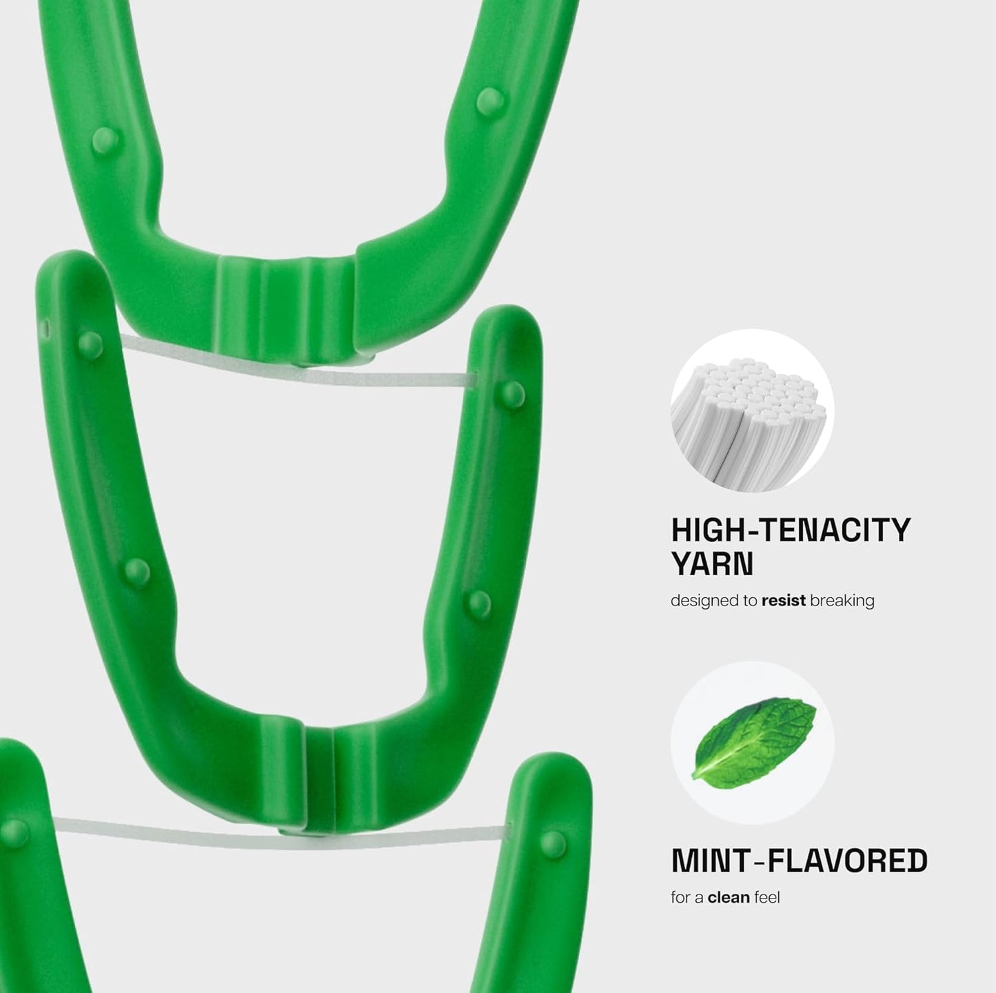Cabezales de recambio para hilo dental Reach Ultraclean Access, menta, removedor de placa para dientes, resistente a los desgarros, para áreas de difícil acceso, cuidado bucal, sin PFAS, para adultos