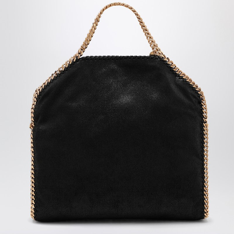 Stella Stella Mc Cartney Black/Gold Falabella Fold Over Bag - Image 3