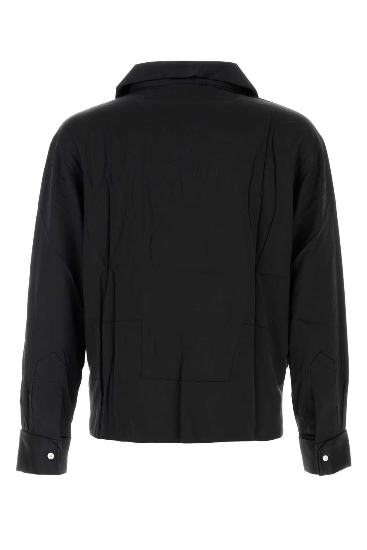 Bode ボードブラックサテン迷路ブラウス - Image 3