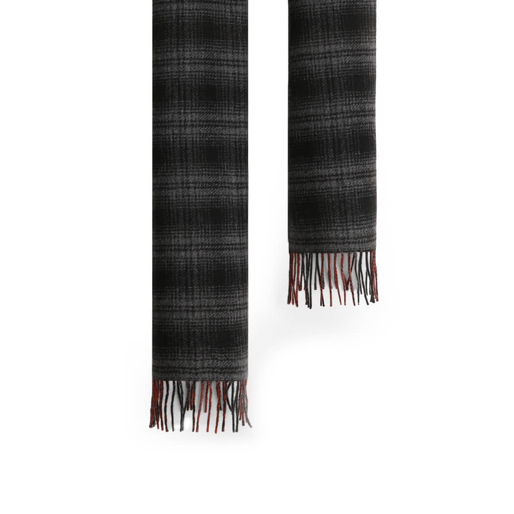 Woolrich ウールリッチダブルウールチェックグレースカーフ - Image 3