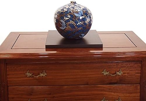 Traditional Craftwork|Platinum Colored Tsuru Painting|Arita Ware / Imari Pottery / Fine Ceramic Vase | Pottery House Fujii Nishiki