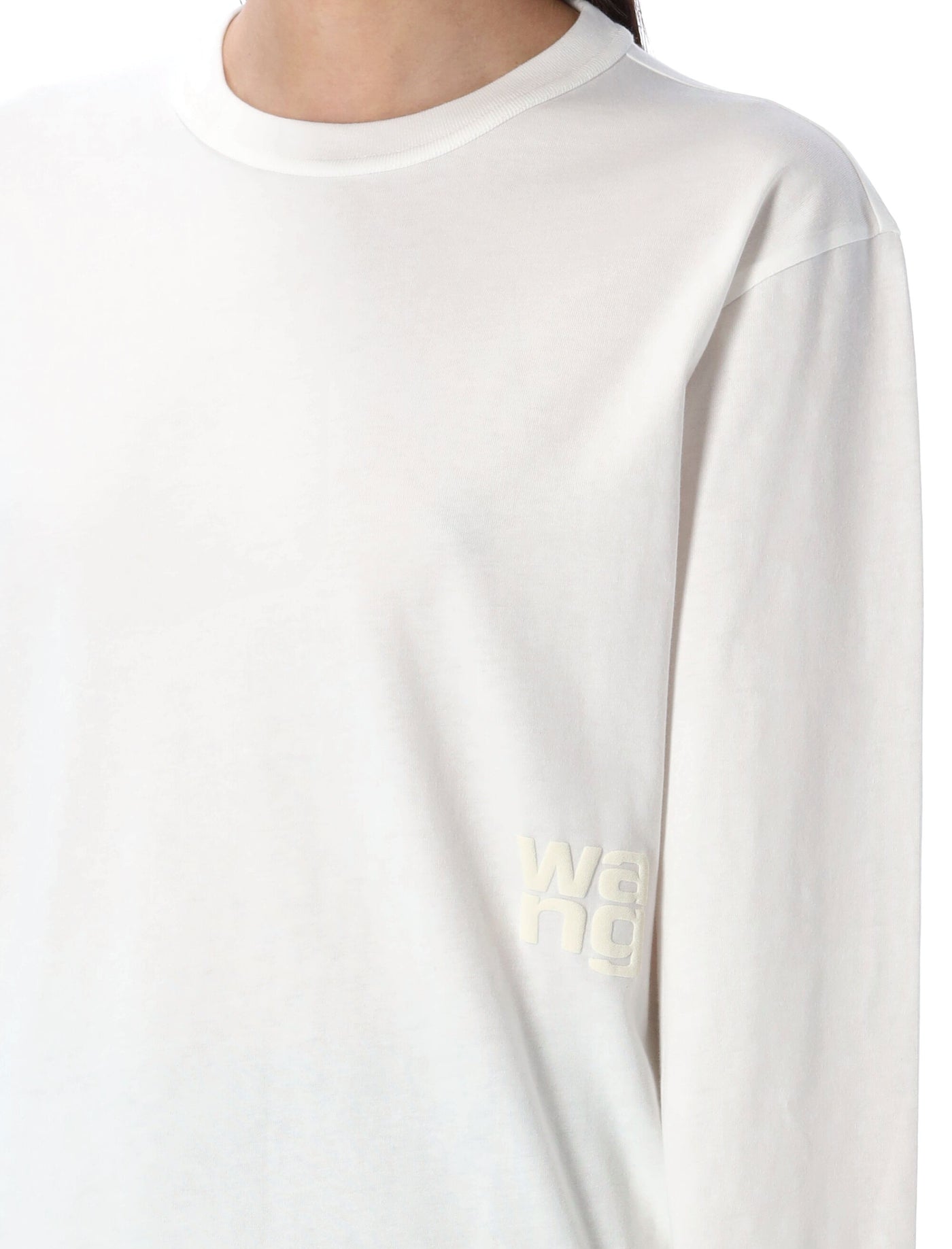 T By Alexander Wang Tによるtシャツとポロスホワイト - Image 3