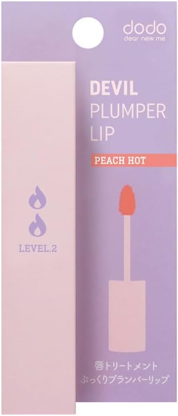 dodo Devil Plumper Lip 02 Peach Hot (1 Piece)