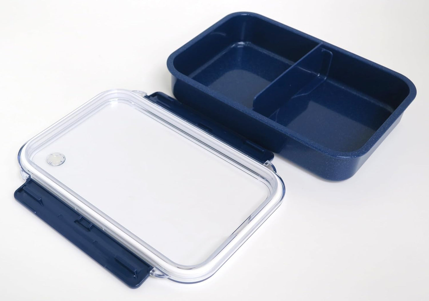 OSK PCL-5 Silver Mode, Tight Box, Divider, Intake and Exhaust Valve Included, Blue, 27.6 fl oz (800 ml), Made in Japan, Microwave Safe, Stylish, Simple, Unisex, Kids, Students, Adults, Silver Ion, Antibacterial