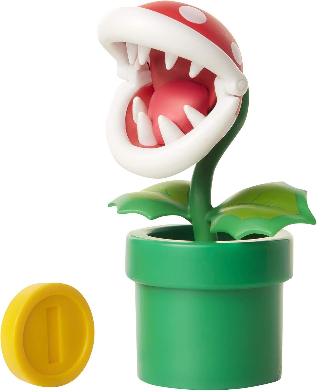 Sanei Boeki FCP-007 Super Mario Figure Collection Plus Pakkun Flower with Coin