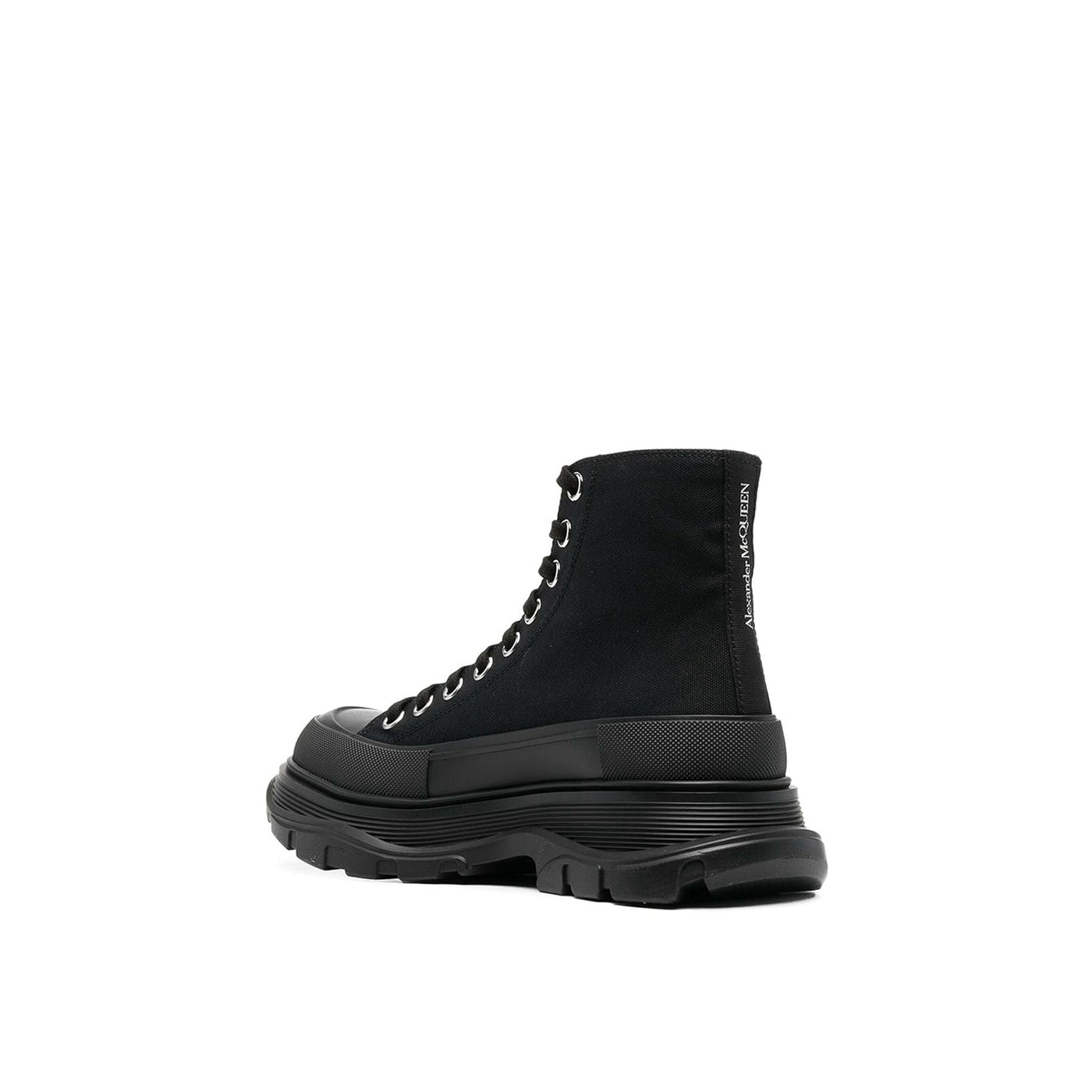 Alexander Mcqueen アレクサンダーマックイーントレッドスリックハイトップスニーカー - Image 3