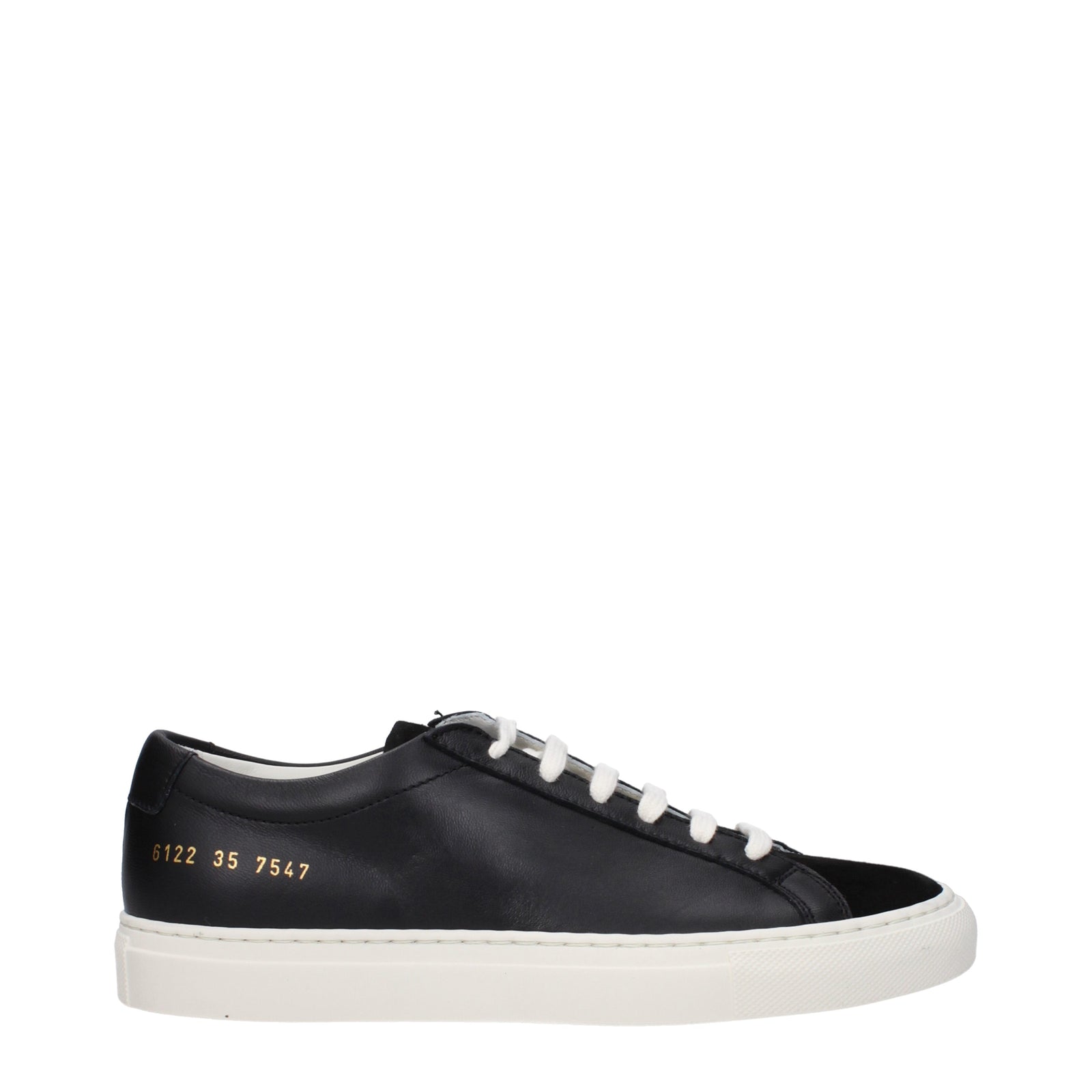 Common Projects 一般的なプロジェクトスニーカーレザーブラック - Image 3