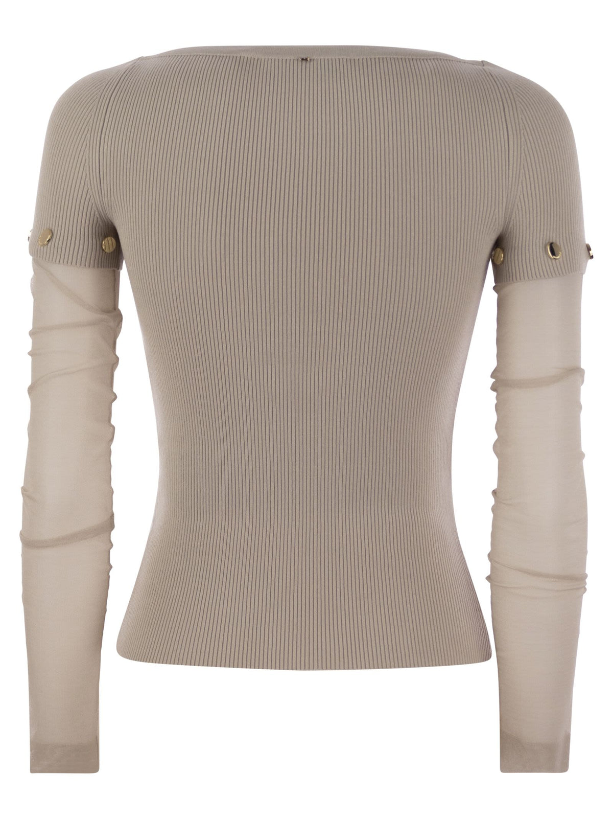 Sportmax SportMax Alcide Tight Fittingストレッチビスコースジャージ - Image 3