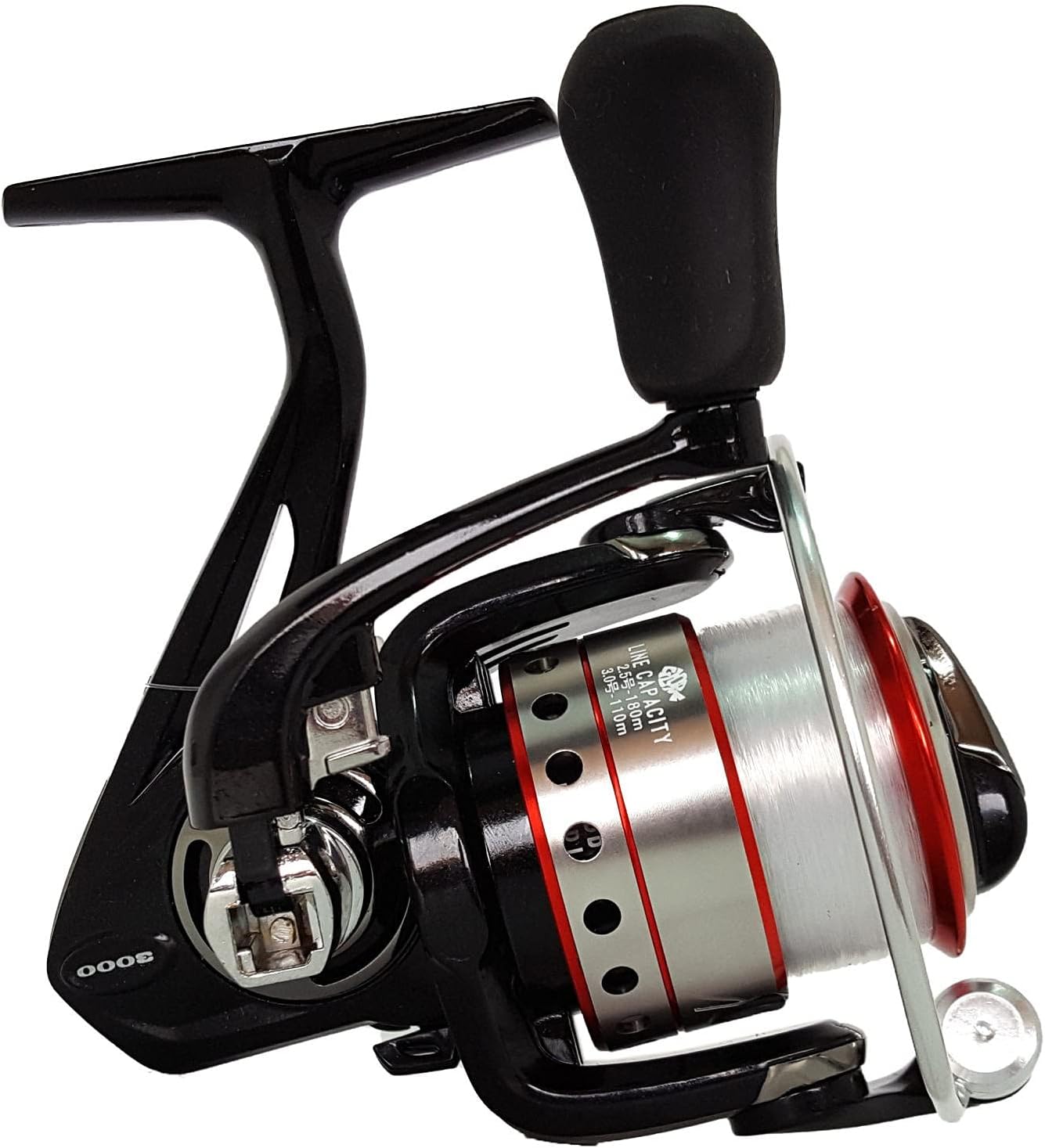 RISEWAY Spinning Reel, Current 3,000 Thread Included, No. 3 - 110m