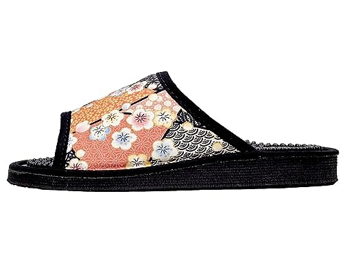 Daiming Shokai Women's Health Sandals, Japanese Pattern, Japanese Style, Slippers, Made in Japan