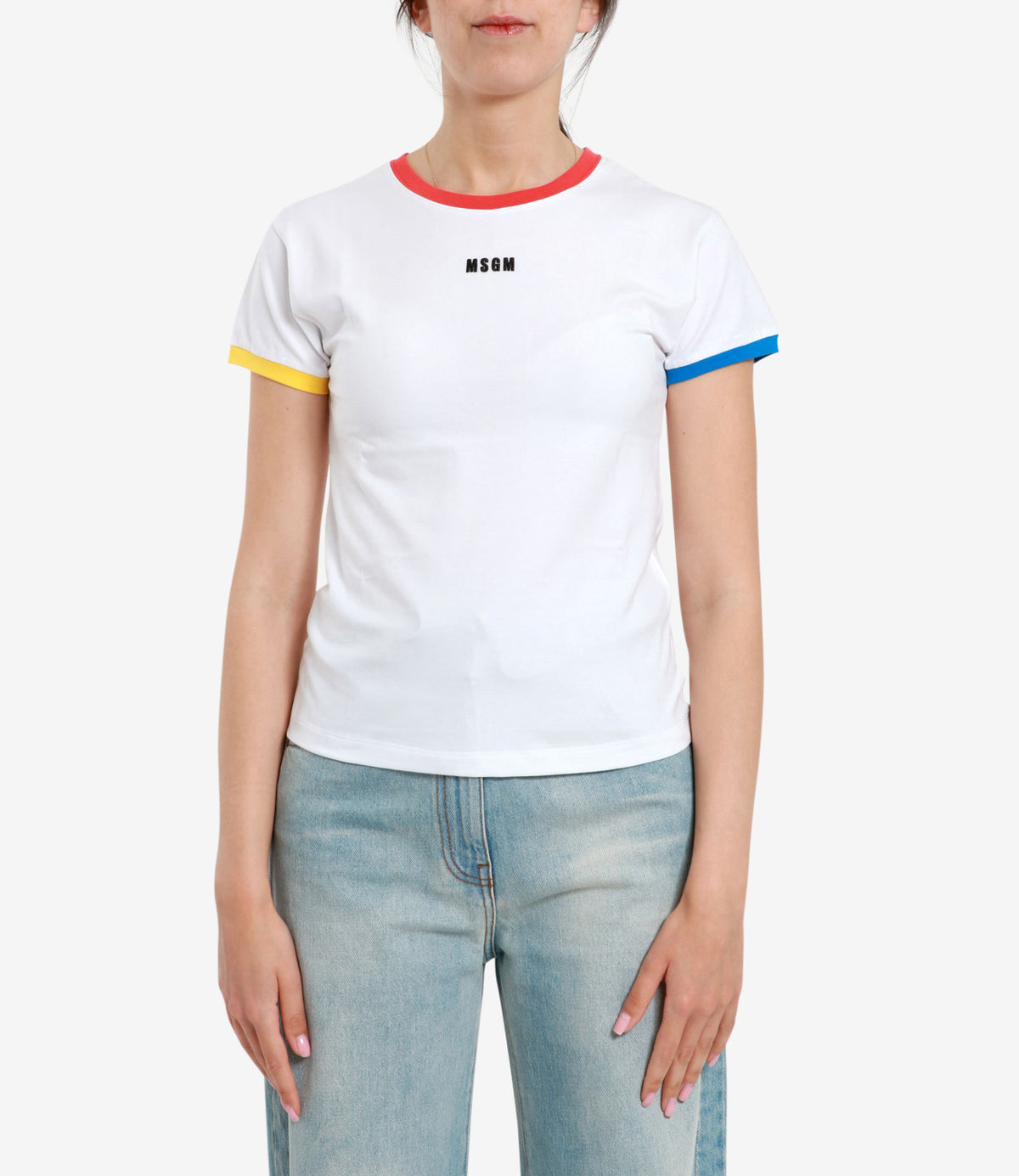 Msgm MSGM Tシャツとポロスホワイト - Image 3