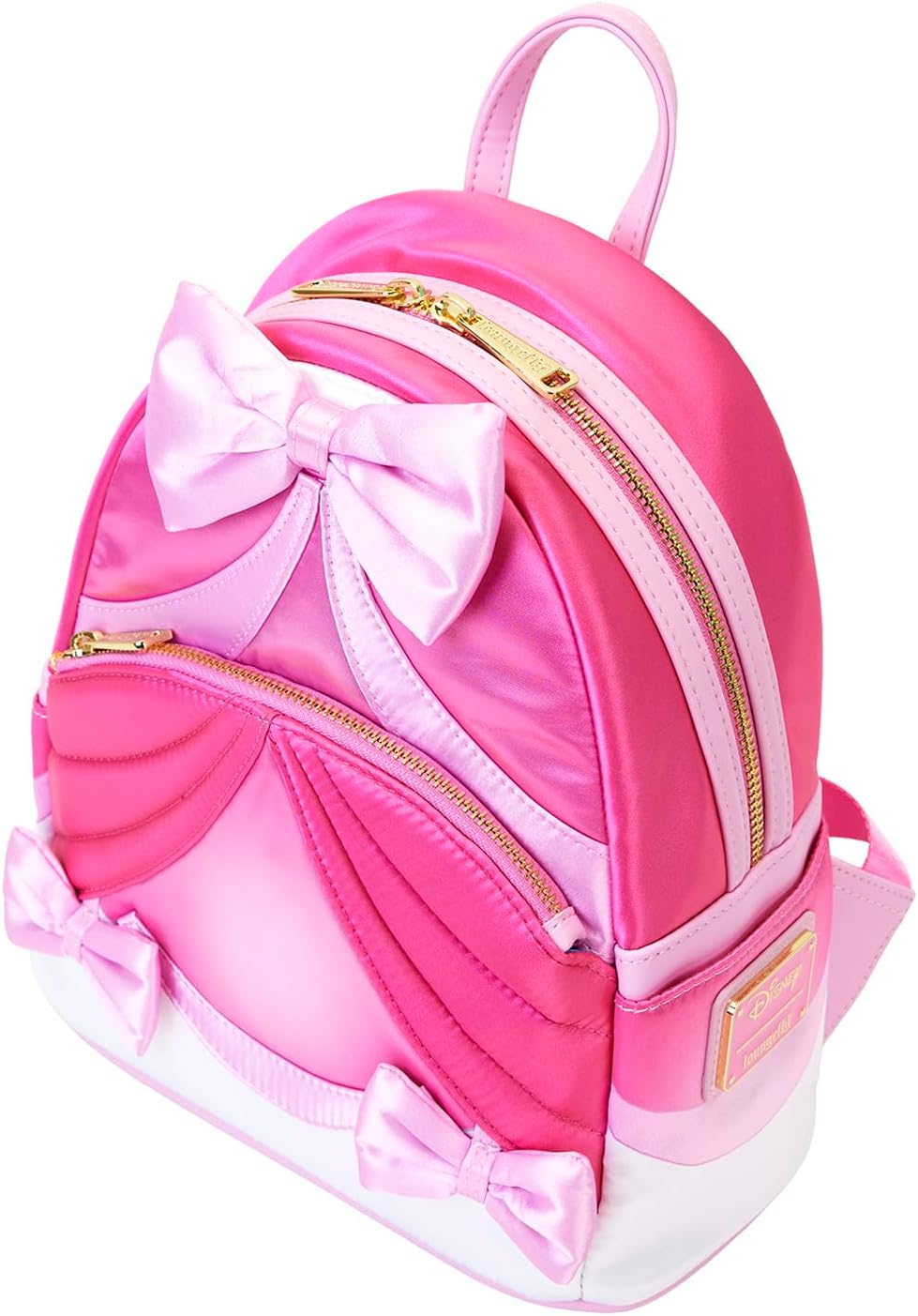 Loungefly Disney Cenicienta 75 Aniversario Lazo Rosa Mini Mochila