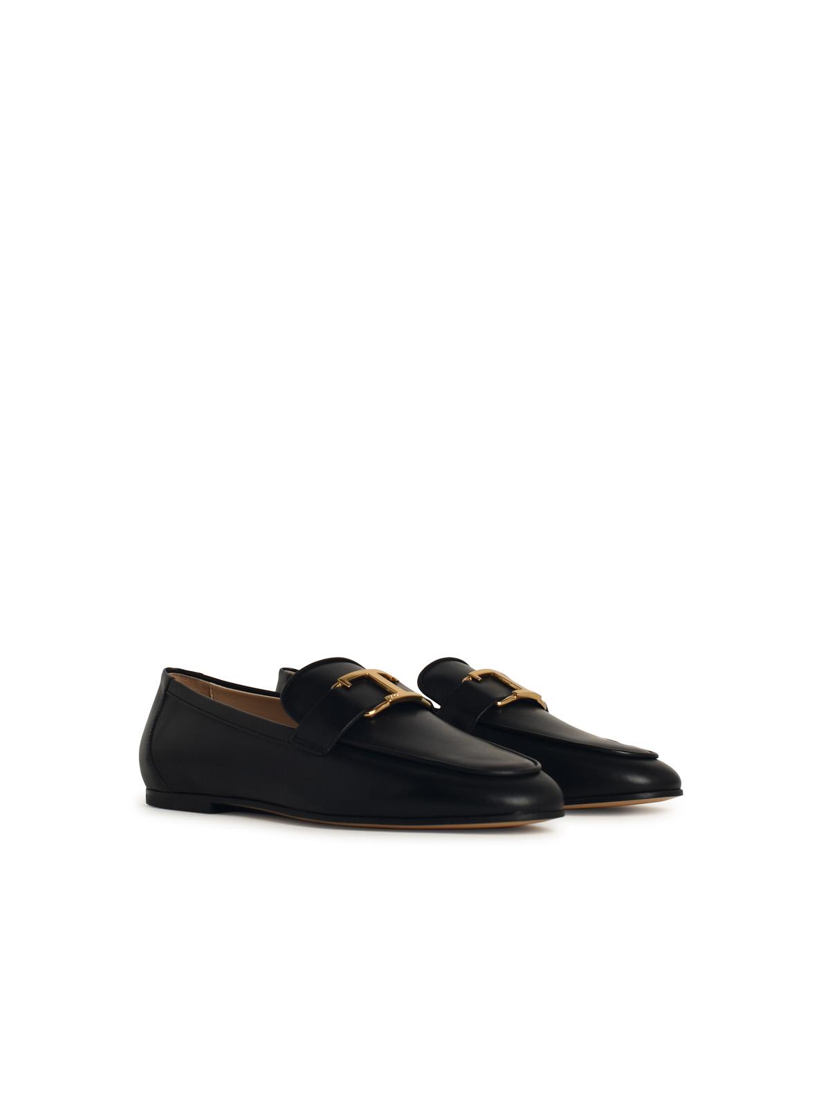 Tods トッド 'S ブラックリアローファー - Image 3