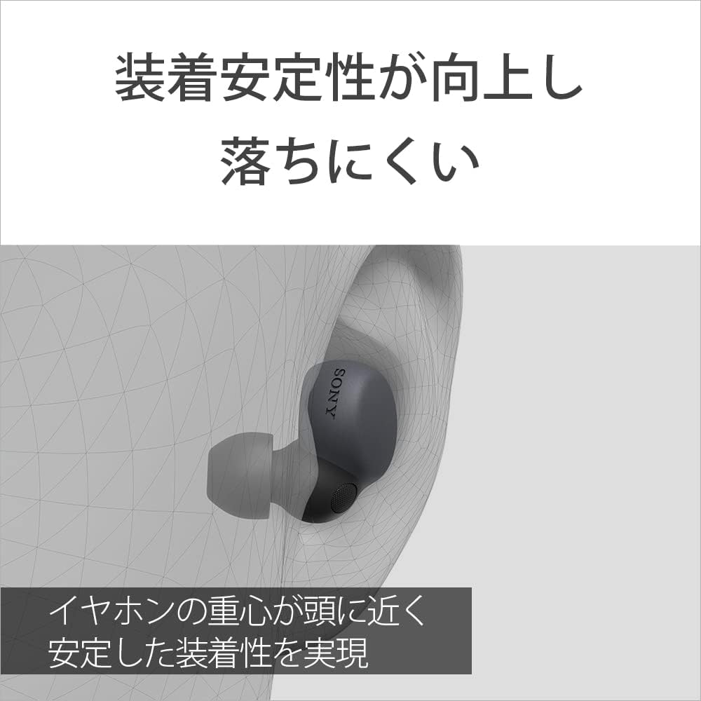 Sony WF-LS900N WF-LS900N Wireless Noise Cancelling Stereo Earphones LinkBuds S WF-LS900N NiziU CM Cast Model: Lightweight, Small, No Can, Outside Sound Capture, Various Usability, White