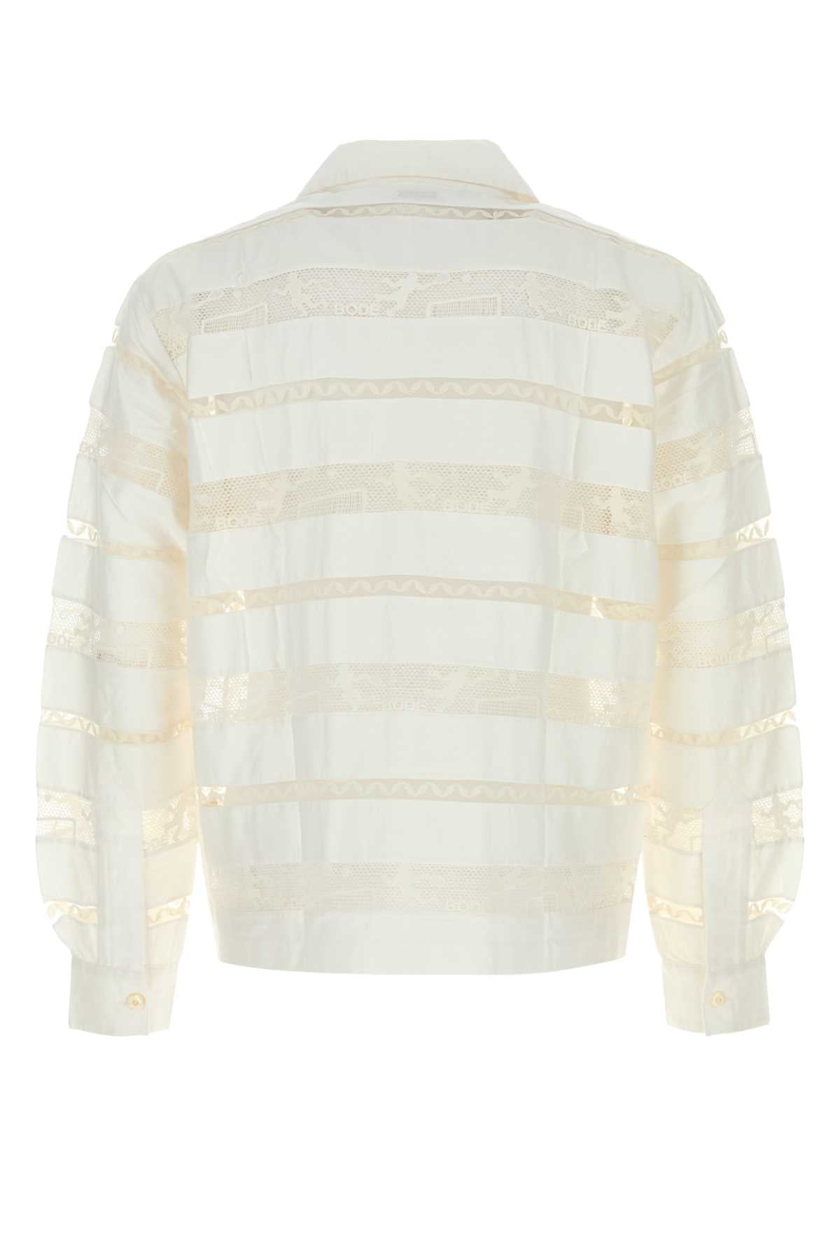 Bode ボードホワイトポップリンシャツ - Image 3