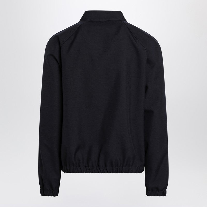 Valentino ヴァレンティノ ネイビー ボンバー ジャケット Vgold ポケット付き - Image 3