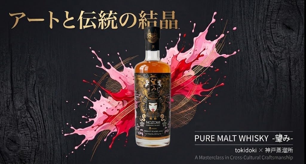 Tokidoki x Kobe Distillery | Aged for 17 months, using natural soft water from Kamigawa, Hyogo Prefecture