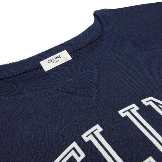 CELINE Loose sweatshirt in cotton fleece - Image 3