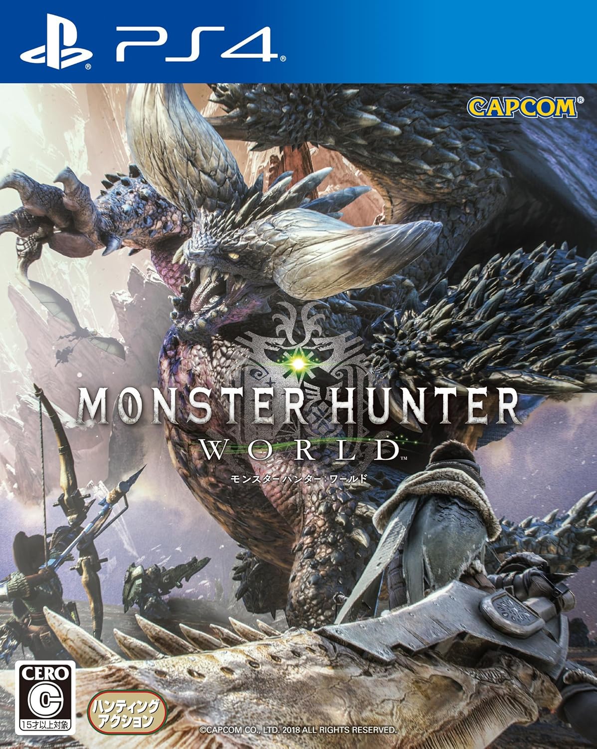 PS4 Monster Hunter: World (Includes "Origin Series" and "Tail Wind Stone" Product Code)