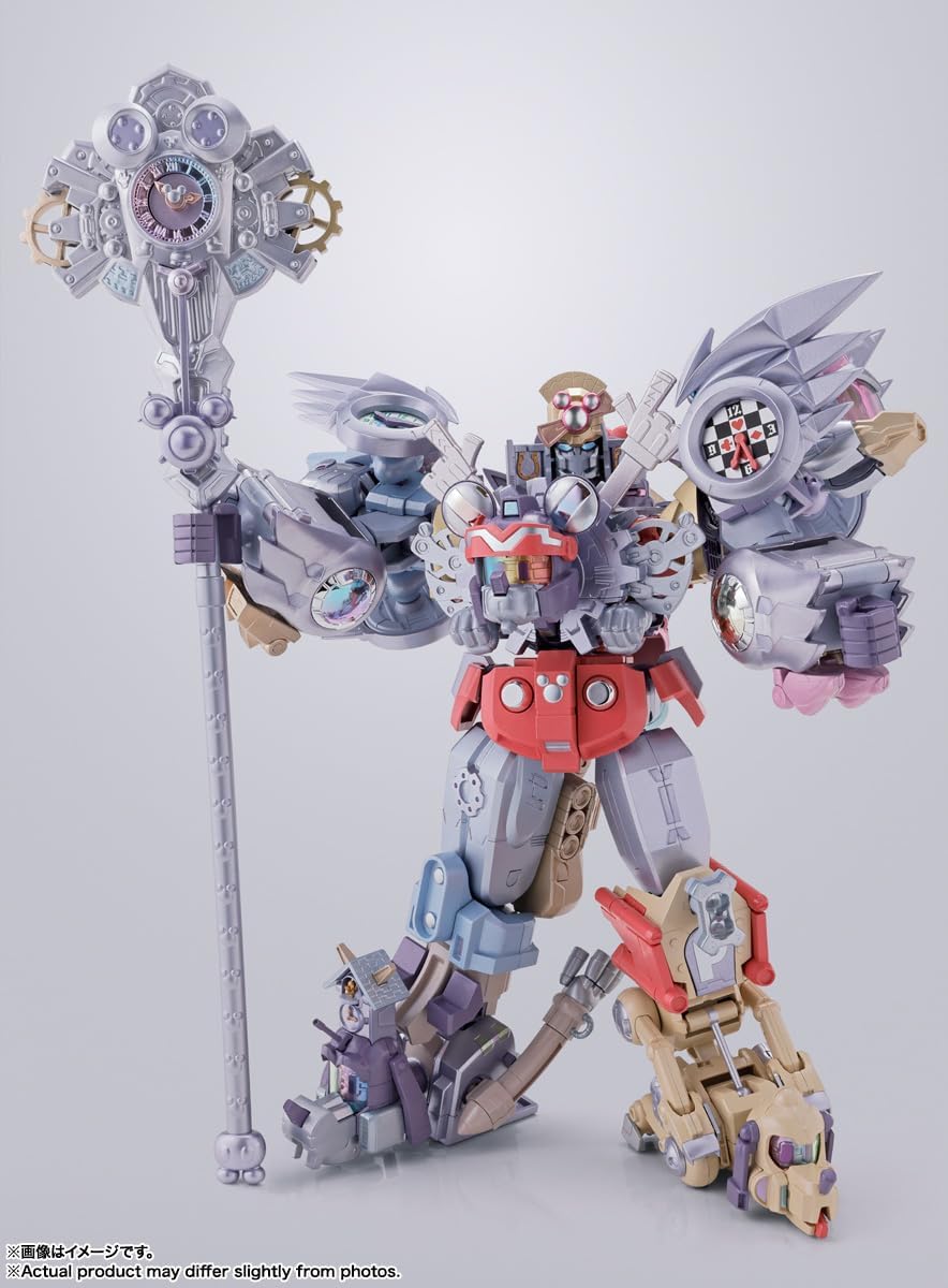TAMASHII NATIONS Super Alloy Super Magic Combination King Robot Mickey & Friends Disney 100 Years of Wonder Approximately 220mm (8.7 inches) Diecast & AVS & PVC Pre-painted Action Figure