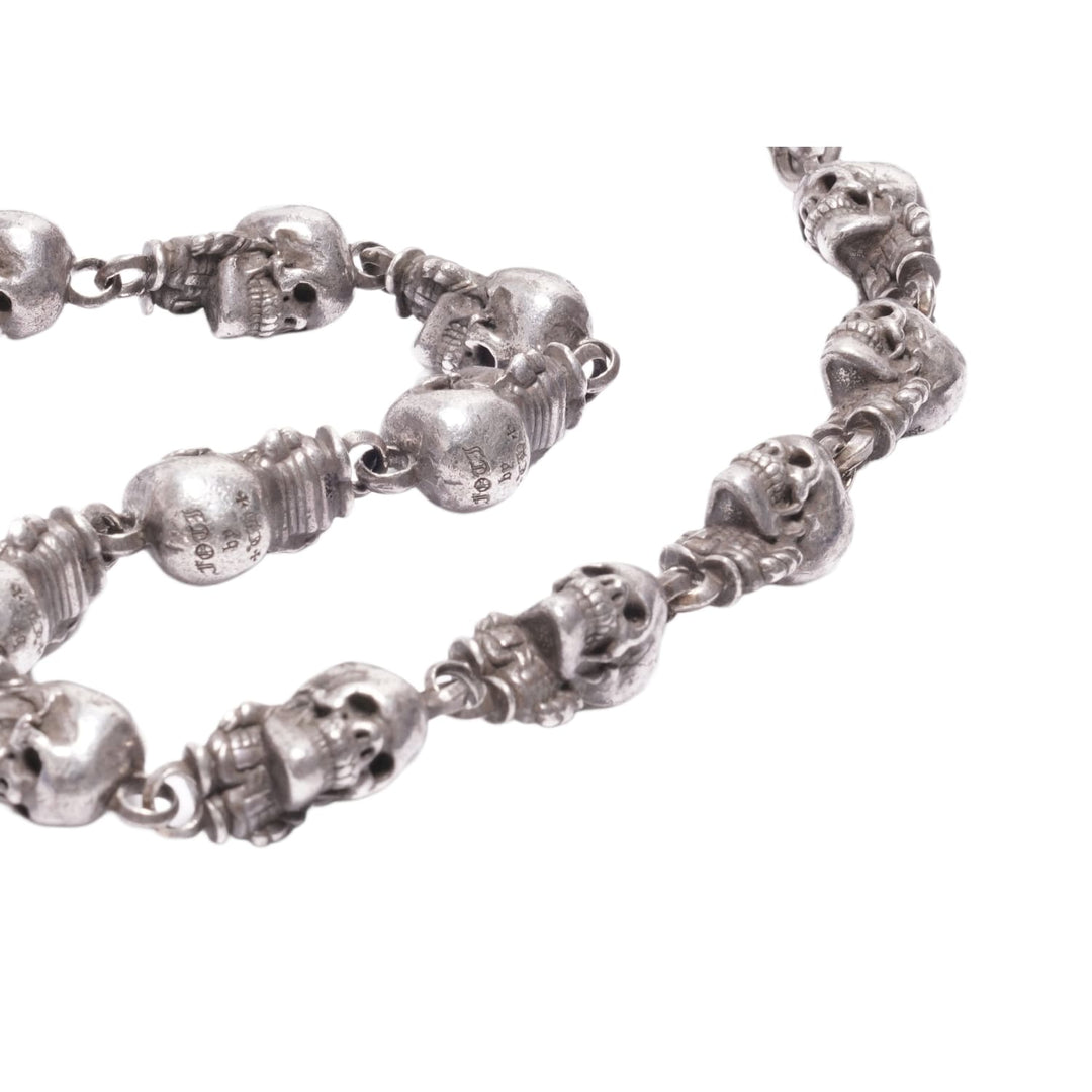 CHROME HEARTS FOTI 'MINI SKULL' 16IN WALLET CHAIN